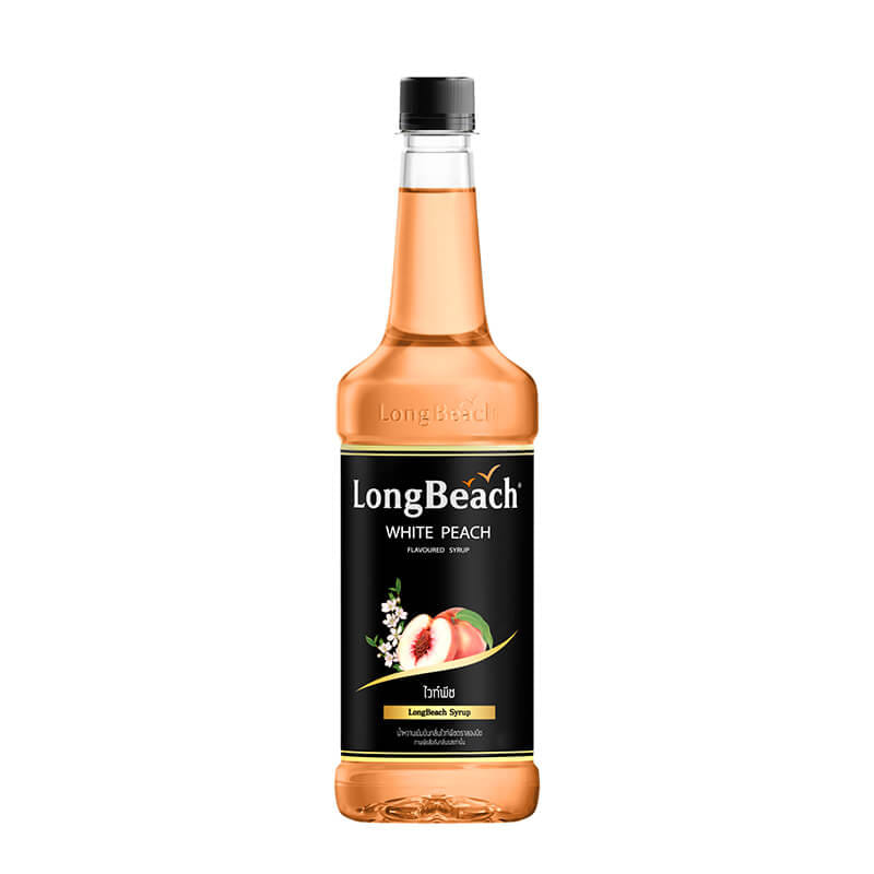 น้ำเชื่อม ลองบีช กลิ่น ไวท์พีช 740ML._1